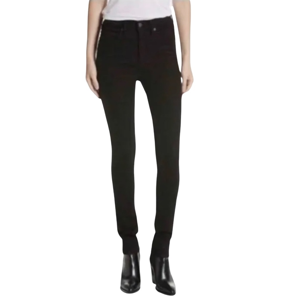 Veronica Beard Jeans | Women's Kate 10" Skinny Raven Wash Frayed Hem 25" $228